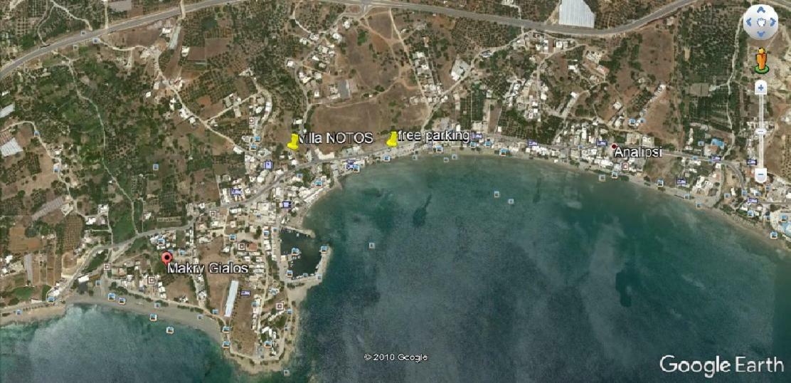 Villa Notos Makrýgialos Eksteriør bilde